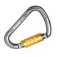 thumbnail image 4 of Aluminio de bloqueo Escalada Mosquetón D Shape Auto-Locking Carabiner Auto Lock Silver, 4 of 5