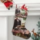 thumbnail image 2 of La Novia del Mago Antiguo Tema: Calcetines de Navidad, fino lino blanco para colgar en escaleras y chimenea, decoración navideña para el hogar, regalo de Navidad.54cm×38cm, 2 of 5