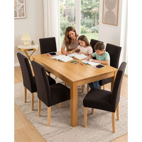 Mylhogar - Set De 6 Fundas Para Sillas Estampado Botanico