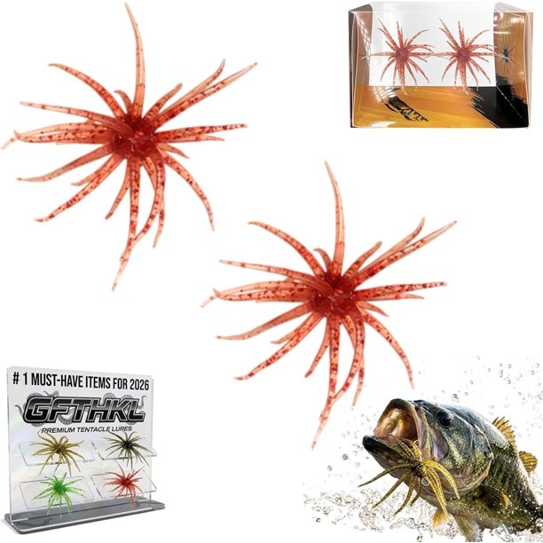 Señuelo criatura tentáculo delicadeza realista hundimiento lento plástico blando pesca lubina