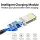 thumbnail image 2 of Set 3 Cable Transferencia Conector Lightning Usb Lau, 2 of 3