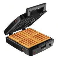 Máquina Para Hacer Gofres Krups, 4 Rebanadas, Acero Inoxidable, 1200 W, 5 Niveles