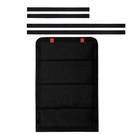 Ioensy - Parasol Para Ventana De Puerta De Caravana, Cubierta Completa O Parcial, Cubierta De Ventana De Privacidad De Tela De 3 Capas, Color Negro