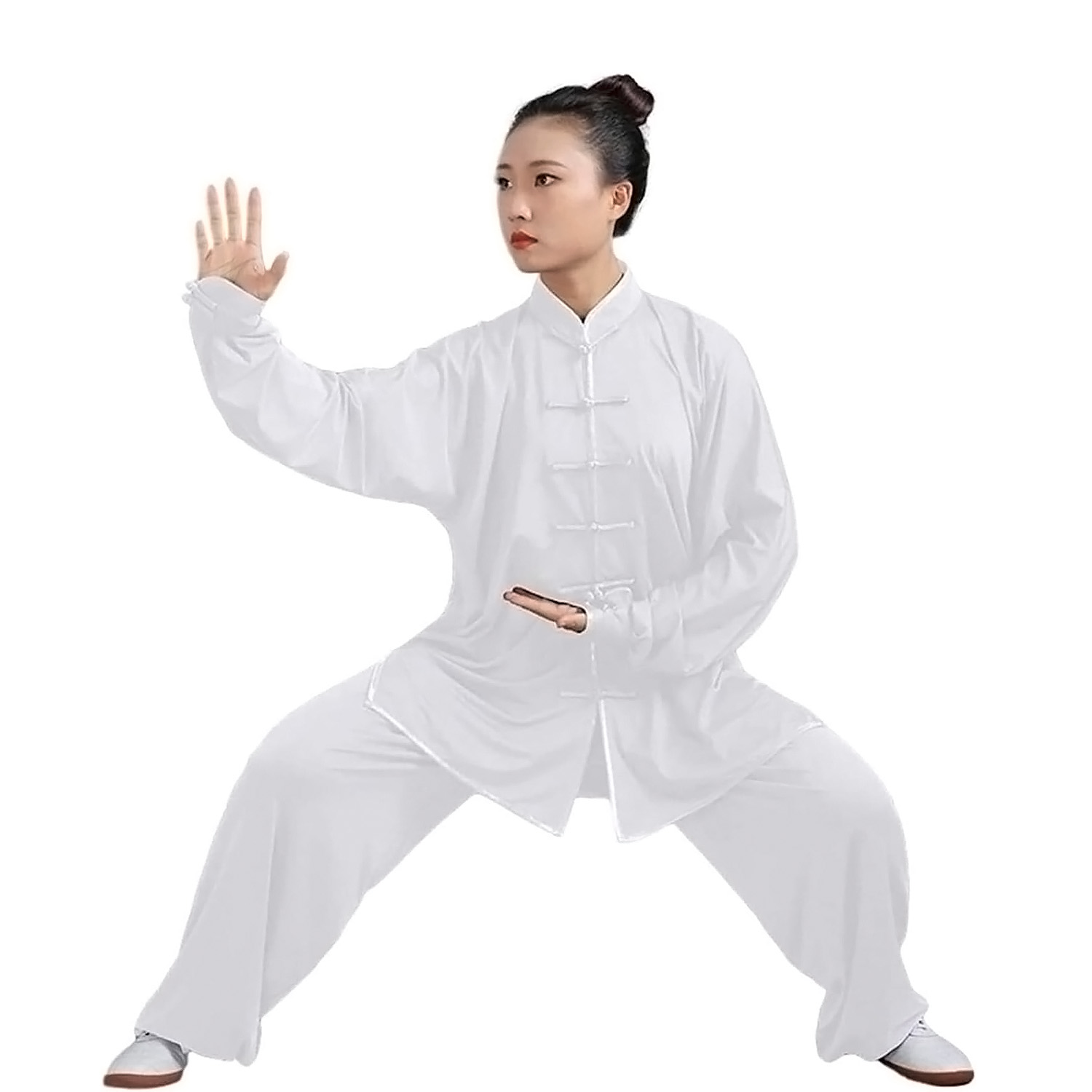 Sd-Fit - Traje De Taichi Blanco - Talla 150 Cm