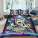 thumbnail image 2 of Grandes Verdes de la Ciudad Conjunto de sábanas temático, trío de piezas, cómodo y amigable con la piel, diseño único, regalo de decoración para el hogar para familiares, amigos y fans, 90 cm * 190 cm, 2 of 6