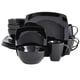 thumbnail image 1 of Juego de vajilla Gibson Soho Lounge Square Black 16 piezas, 1 of 6