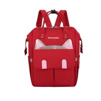 Riqui - Mochila Pañalera Bebe Rojo