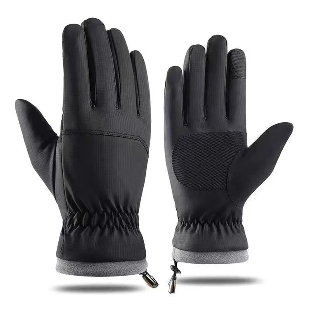 Xusx111 - Guantes De Esquí Impermeables De Invierno, Snowboarding Pantalla Táctil Nieve Ciclismo Guantes De Carrera Para Chicos Niñas (negro)