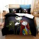 thumbnail image 1 of Felu Bedding Duvet Cover Set of Kids The Nightmare Before Christmas Pattern Comforter Cover Set, 1 of 3