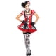 thumbnail image 2 of Disfraz de payaso Arlequín Leg Avenue para mujer, color negro/rojo, talla S, 2 of 2