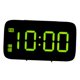 thumbnail image 5 of Reloj despertador de proyección LED Reloj de escritorio moderno con control de voz Verde, 5 of 5