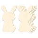 thumbnail image 1 of 5x Recortes De Conejo De Madera De Pascua Grandes Para Manualidades DIY Decoraciones De Pascua Primavera, 1 of 5