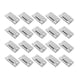 thumbnail image 1 of Bisagras para puerta Mcredy de acero inoxidable 3.8 x 3.1 cm, color plata, paquete de 20, 1 of 4