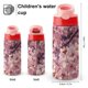 thumbnail image 2 of Flor de CerezoBotella de Agua con Tapa Pop Top de Un Toque, Acero Inoxidable, a Prueba de Fugas, para Deportes, Botella Infantil rosa 12 oz, 2 of 6