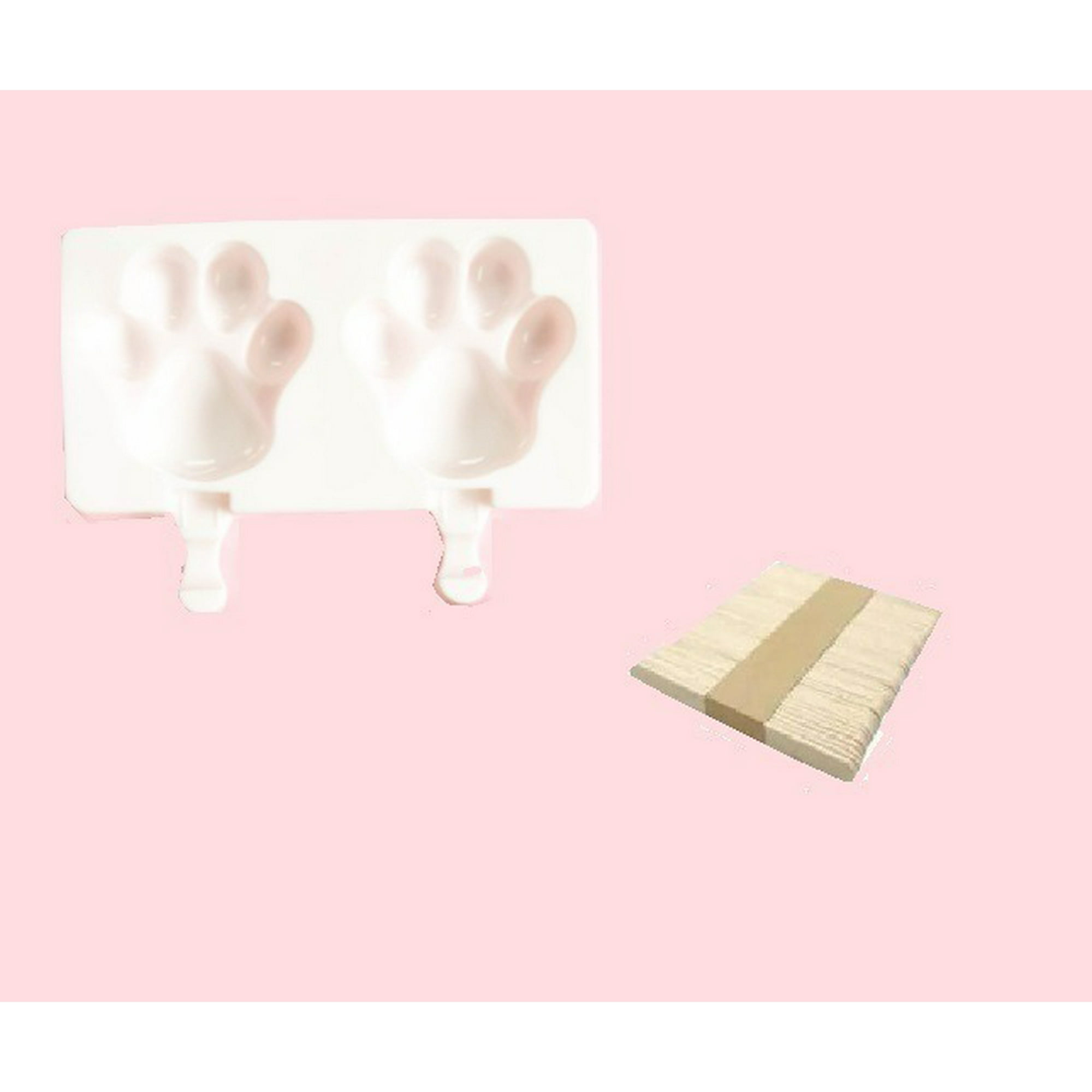 Genérico - Moldes De Silicona Para Helados Molde Paletas Helado Pata