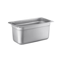 Vaccarin - Contenedor Gastronomico Acero Inoxidable Gn 1/3 X 15 Cm