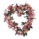 thumbnail image 2 of Guirnalda De Puerta Delantera Artificial Con Corona De Corazón Rosa Para Adornos De Fiesta Rosa, 2 of 5