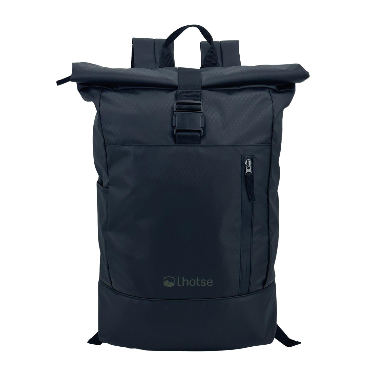 Mochila Roll Top Makalu 22l Impermeable Porta Notebook Lhotse Negro