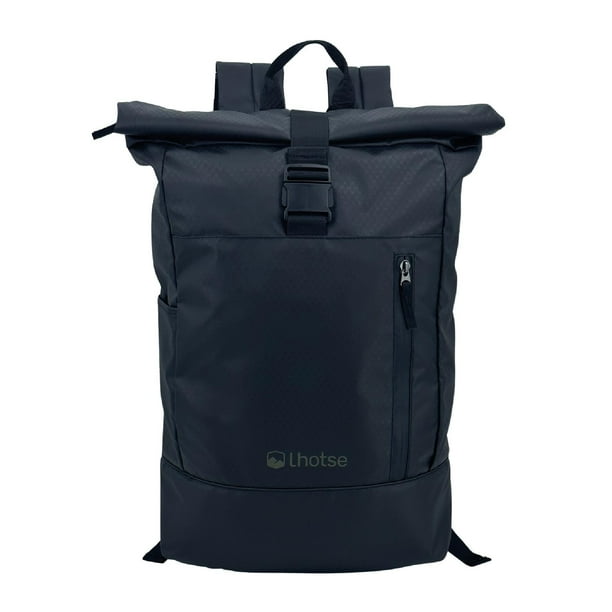 Mochila Roll Top Makalu 22L Impermeable Porta Notebook Lhotse negro Talla única