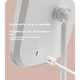 thumbnail image 5 of Espejo Blanco De Maquillaje Luz Led Ajustable 3 Tonos Recargable Usb, 5 of 6