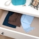 thumbnail image 3 of Pijama Shelf Liner Con-Tact de tela de lujo a rayas bronceadas, 1 rollo, 3 of 6