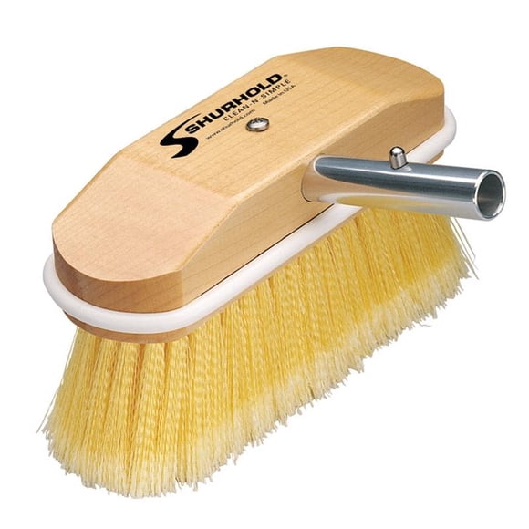 Cepillo para terraza Shurhold, 6,35 cm, ancho de la cabeza, poliestireno, amarillo