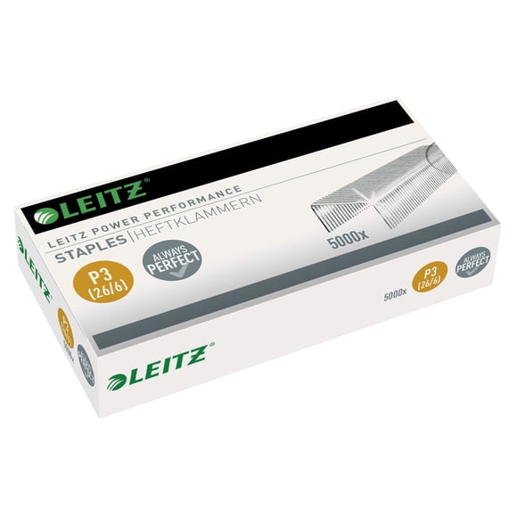 Grapas Leitz Power Performance P3 6 mm, paquete de 5000