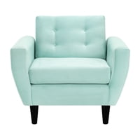 Bodevir - Sofa Bote 1C Felpa 00 Verde Agua