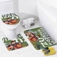 thumbnail image 4 of El maravilloso mago de Oz-theme 4-Piece Shower Curtain Set with Rugs, Waterproof Bathroom Decor Set Includes Bath Mat, U-Shaped Rug, Toilet Lid Cover and Curtain with Hooks, 4 of 6