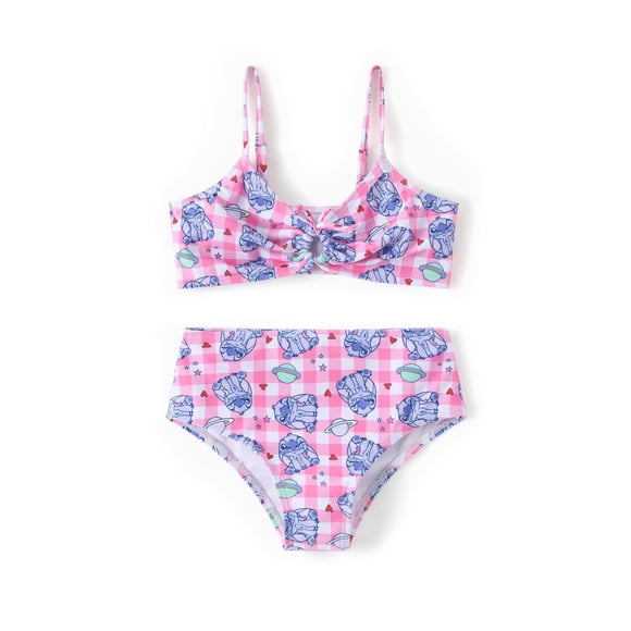 Bañador Disney Stitch para niñas de 3 a 13 años, color rosa