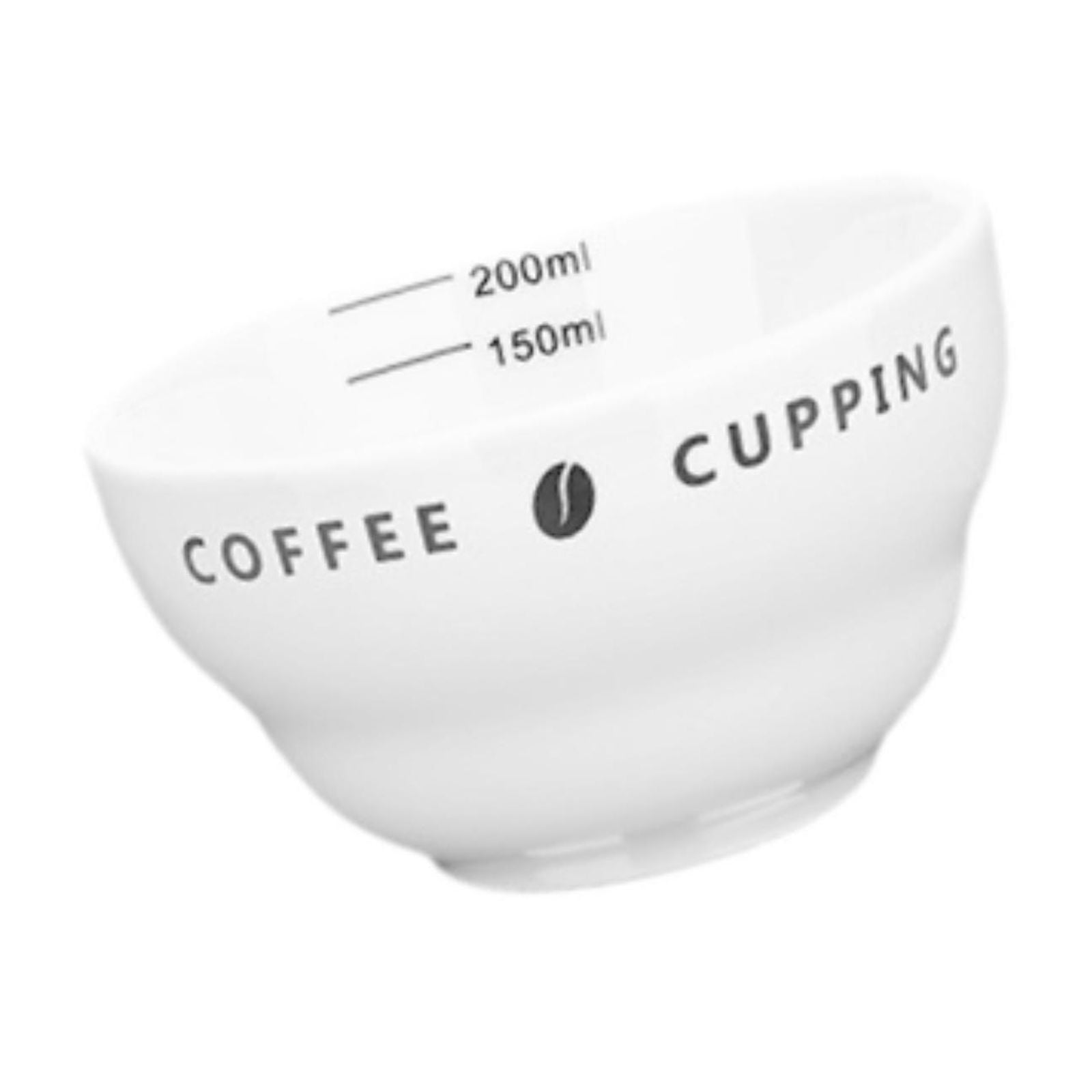 Bothyi - Taza De Café Taza Medidora De Cerámica De Café Expreso Apilable De 200 Ml Taza Medidora De Cerámica Interior Blanco