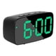 thumbnail image 3 of Despertador LED Digital Dormitorio Espejo Superficie Snooze Cabecera Luz Verde, 3 of 5