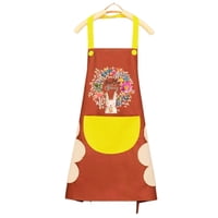 Handydeco - Delantal De Cocina Impermermeable Con Bolsillo Y Toallas