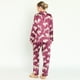thumbnail image 3 of Pijama de Mujer Sport Manga Larga Burdeo Estampado, 3 of 4