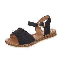 Sandalia Negro Vía Franca