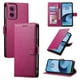 thumbnail image 1 of Funda para FOXDOCK Motorola Moto G55– Cuero Premium, 3 ranuras para tarjetas, Protección contra impactos, 1 of 5