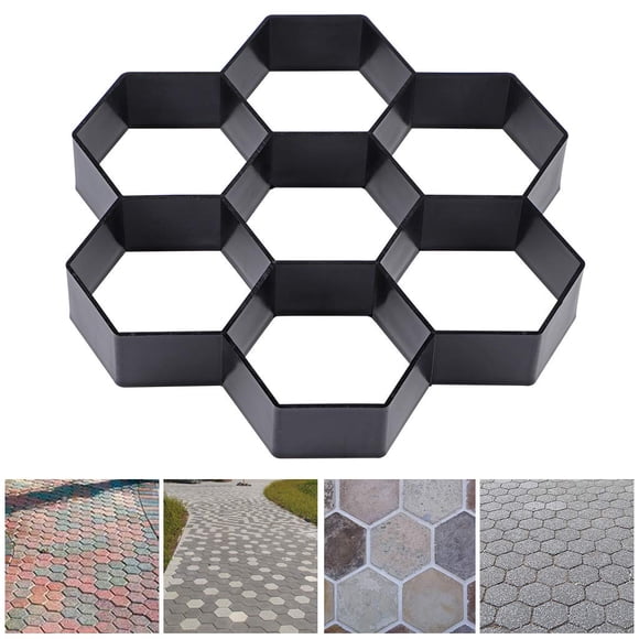 Molde hexagonal para pavimento Skelang 29x28x4 cm reutilizable de ABS