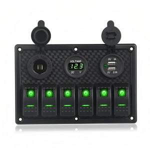 Genérico - Panel Interruptor Led Encendido 12V A 24V