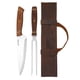 thumbnail image 1 of Set Parrillero: Tenedor + Cuchillo Con Funda De Cuero Café Rustico, 1 of 3