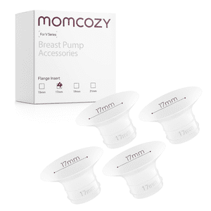Momcozy Accesorio Original Para Sacaleches Momcozy V1 Pro/V2 Pro, Recambio Original Insertos De Brida 17Mm, 4 Unidades