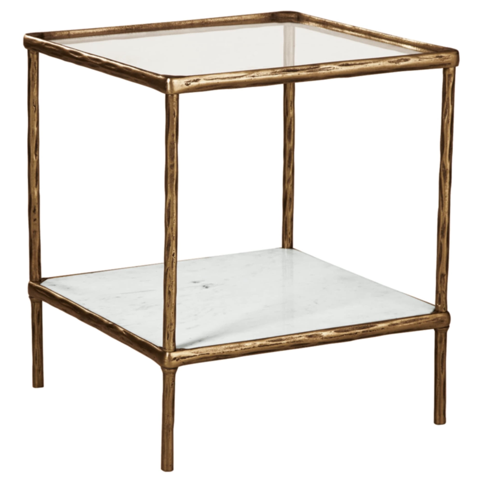 Signature Design By Ashley - Mesa Decorativa Con Diseño Exclusivo De Ashley Ryandale Antique Brass