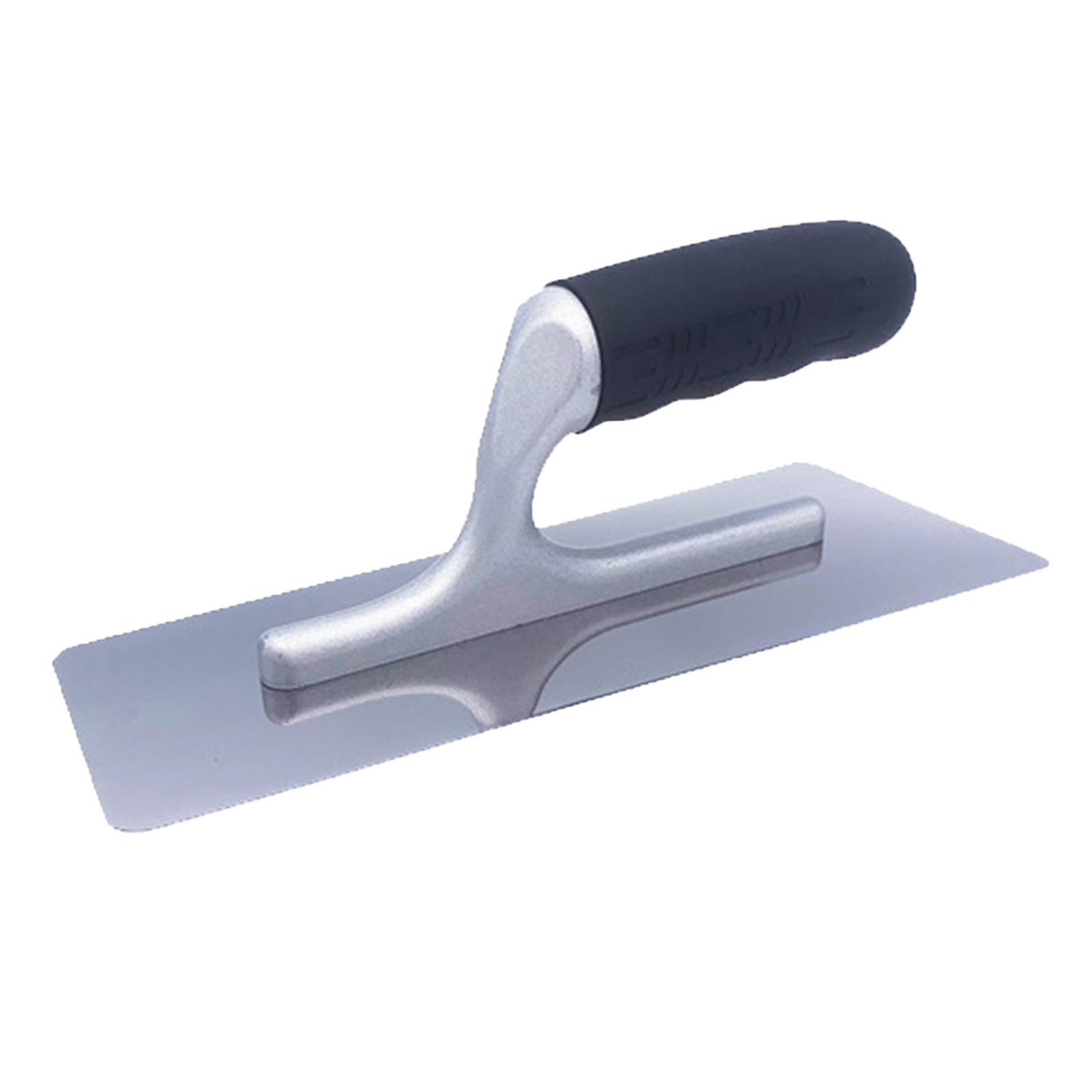 Magideal - Paleta De Enyesado, Raspadores De Masilla De Cemento Y Yeso, Espátulas De Relleno De Láminas De Mango Suave, Paleta De Mampostería, Paleta Plana Para Mango De Goma De 24 Cm.