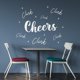 thumbnail image 2 of Decomural Cheers Clink Celebrate WS-41474, 2 of 2