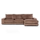 thumbnail image 1 of Sofá Seccional Kansas Chaise Derecho Café, 1 of 11