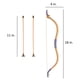 thumbnail image 4 of Disfraz Bow & Arrow de la princesa Mérida Brave de Disney para niña, 4 of 5
