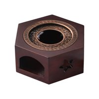 Bothyi - Calentador De Té Base De Calefacción De Cocina Estufa De Fuego Para La Ceremonia Del Té Estilo Al Aire Libre Una Estrella