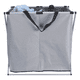 thumbnail image 2 of Canasto ropa sucia plegable doble color gris, 2 of 3