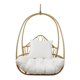 thumbnail image 1 of Silla Huevo Rattan Blanco, 1 of 5