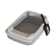 thumbnail image 2 of Caja De Arena De Gato De Gato Abierta Para El Inodoro Para Animales Pequeños Gatos Pequeños Medios Grandes Grises Gris, 2 of 5