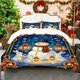 thumbnail image 1 of Snowman Rabbit Lantern Illustration Printed Duvet Cover Set Bedding Set Duvet Cover and Pillowcase Set Soft and Comfortable Suitable for All Seasons Ideal Choic, 1 of 1